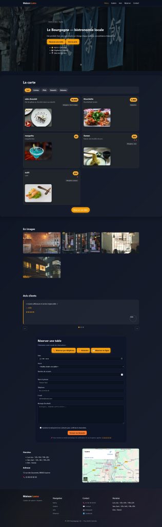 landing page
