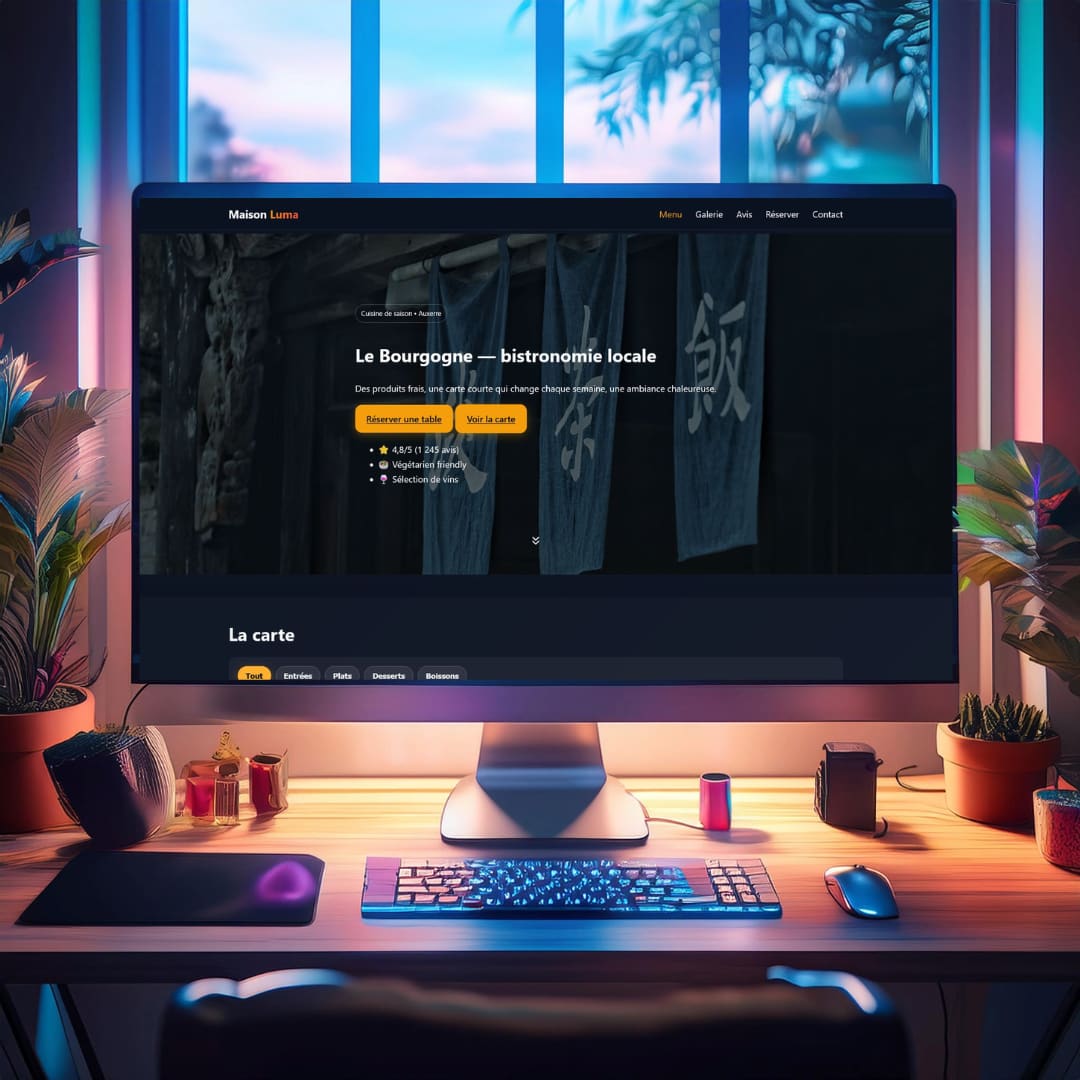 Restaurant Landing Page